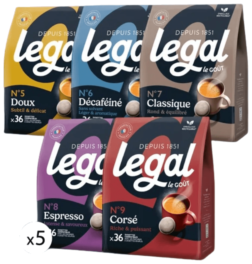 Pack Découverte dosettes compatibles Senseo® 5x36