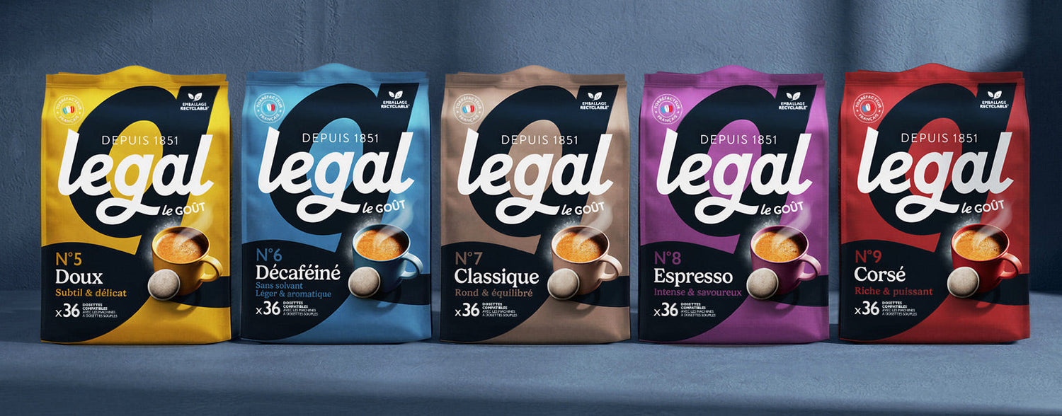 Offres promotionnelles sur les cafés Legal