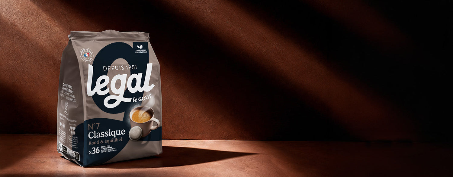 Dosettes de café Legal compatibles Senseo