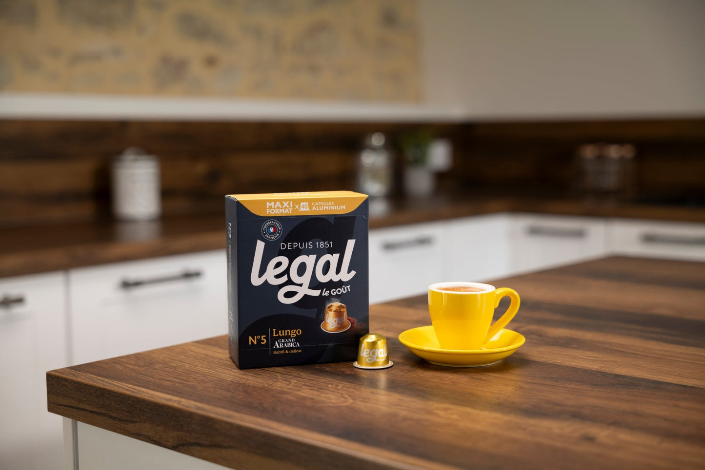 Capsules compatibles Nespresso® Lungo x40 - Cafés Legal - Cafés Legal