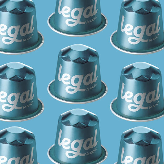 Pack capsules compatibles Nespresso Décaféiné 10x10 - Cafés Legal - Cafés Legal