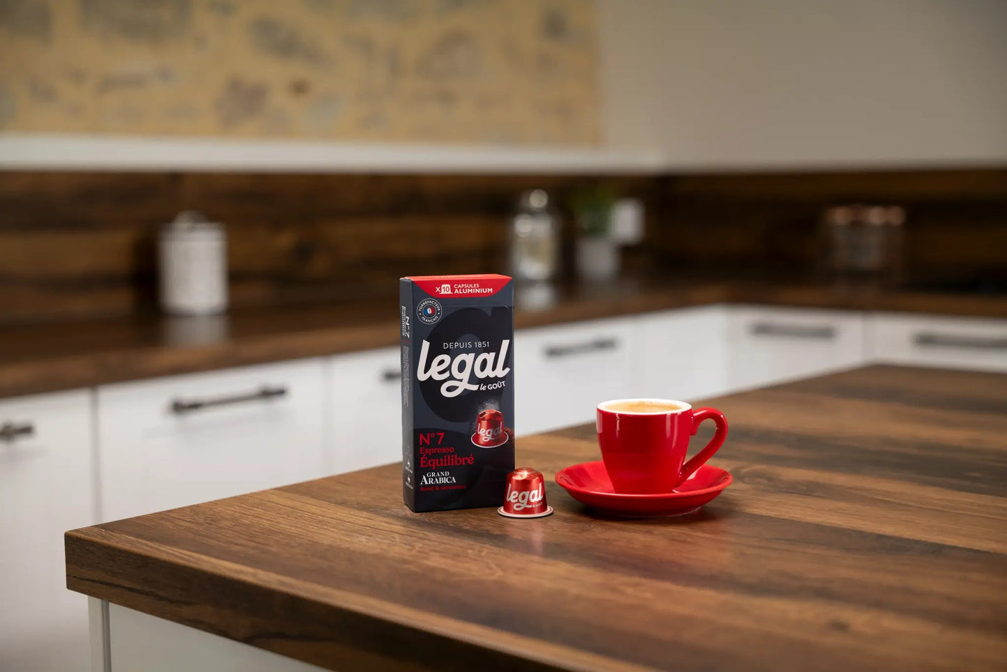 Pack capsules compatibles Nespresso® Équilibré 10x10 - Cafés Legal - Cafés Legal