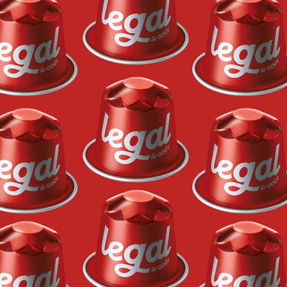 Pack capsules compatibles Nespresso Équilibré 10x10 - Cafés Legal - Cafés Legal