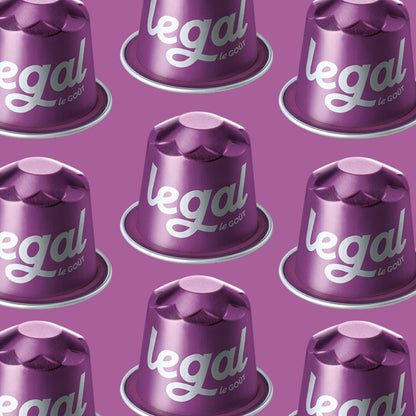 Pack capsules compatibles Nespresso Espresso 10x10 - Cafés Legal