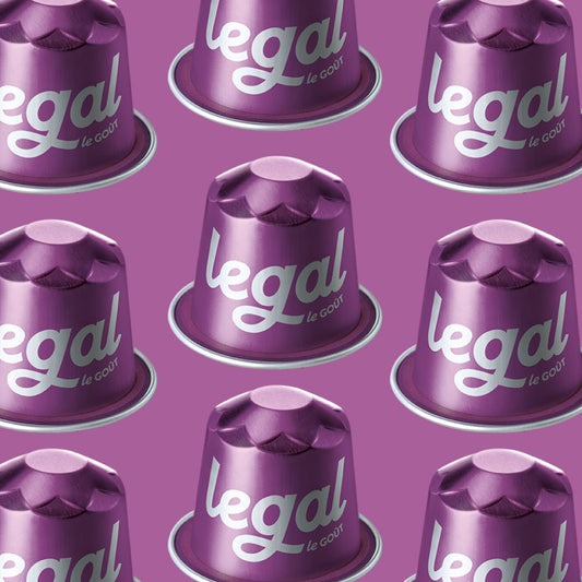 Pack capsules compatibles Nespresso Espresso 10x10 - Cafés Legal - Cafés Legal