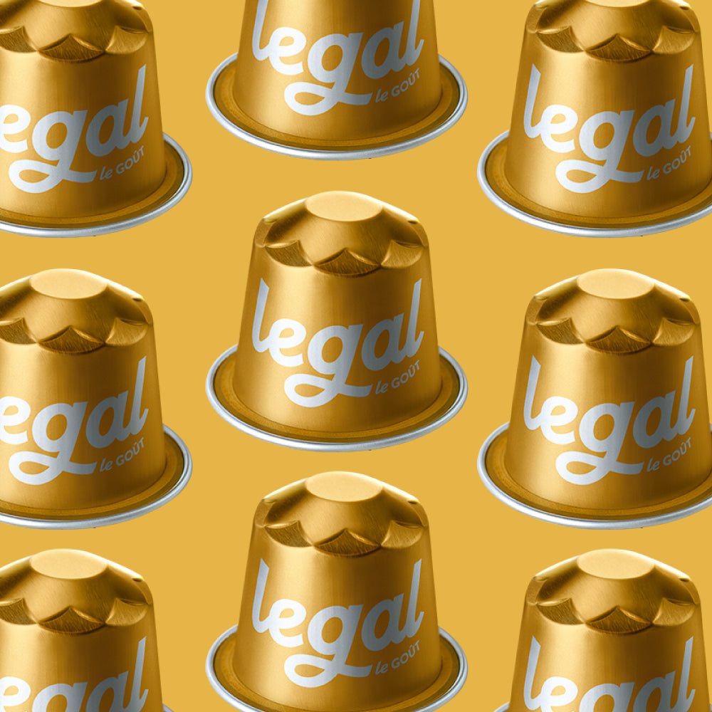 Pack capsules compatibles Nespresso Lungo 10x10 - Cafés Legal - Cafés Legal