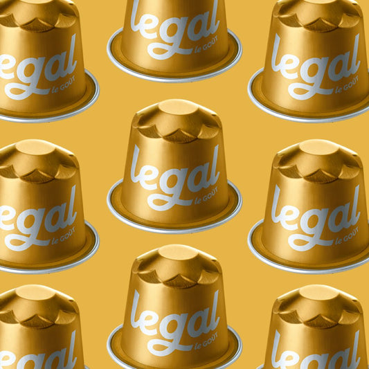 Pack capsules compatibles Nespresso Lungo 10x10 - Cafés Legal - Cafés Legal