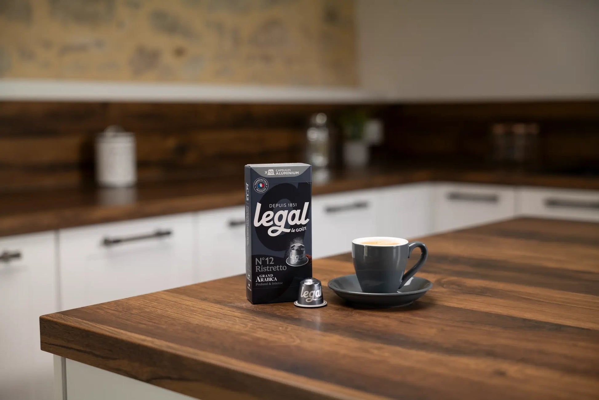 Pack capsules compatibles Nespresso® Ristretto 10x10 - Cafés Legal - Cafés Legal