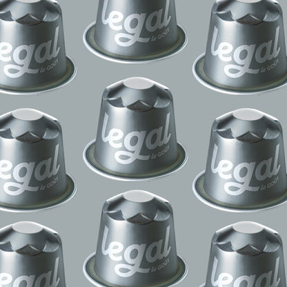 Pack capsules compatibles Nespresso Ristretto 10x10 - Cafés Legal