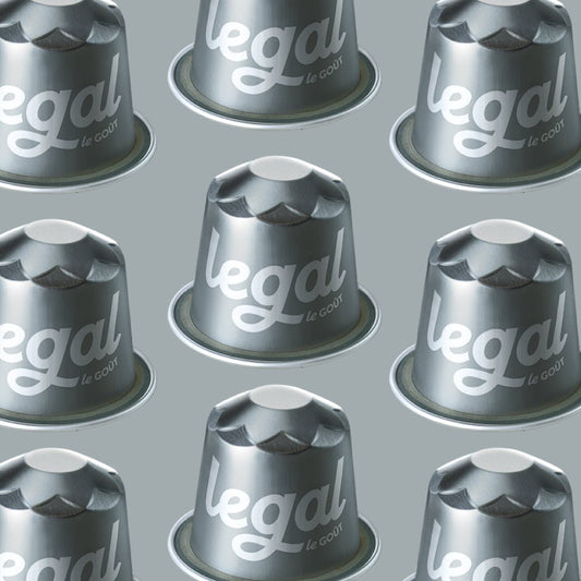Pack capsules compatibles Nespresso Ristretto 10x10 - Cafés Legal - Cafés Legal