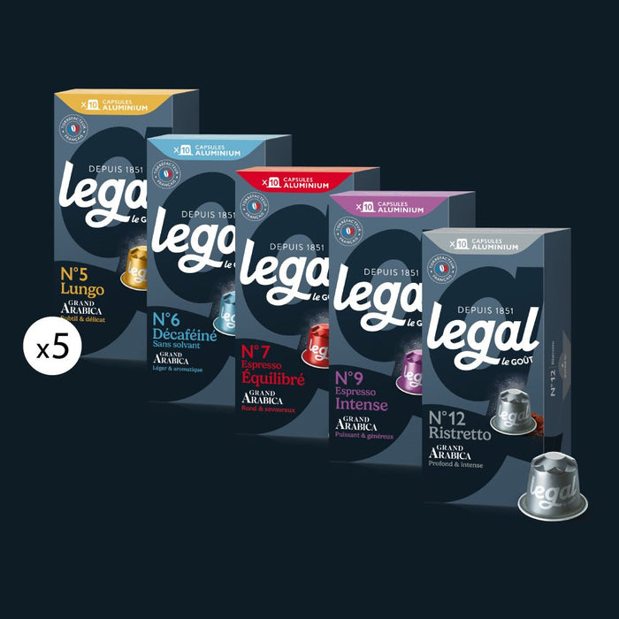 Le pack Découverte Capsules 5x10