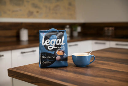 Pack dosettes compatibles Senseo® décaféiné 12x36 - Cafés Legal - Cafés Legal